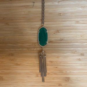 Kendra Scott Rayne Gold Long Pendant Necklace